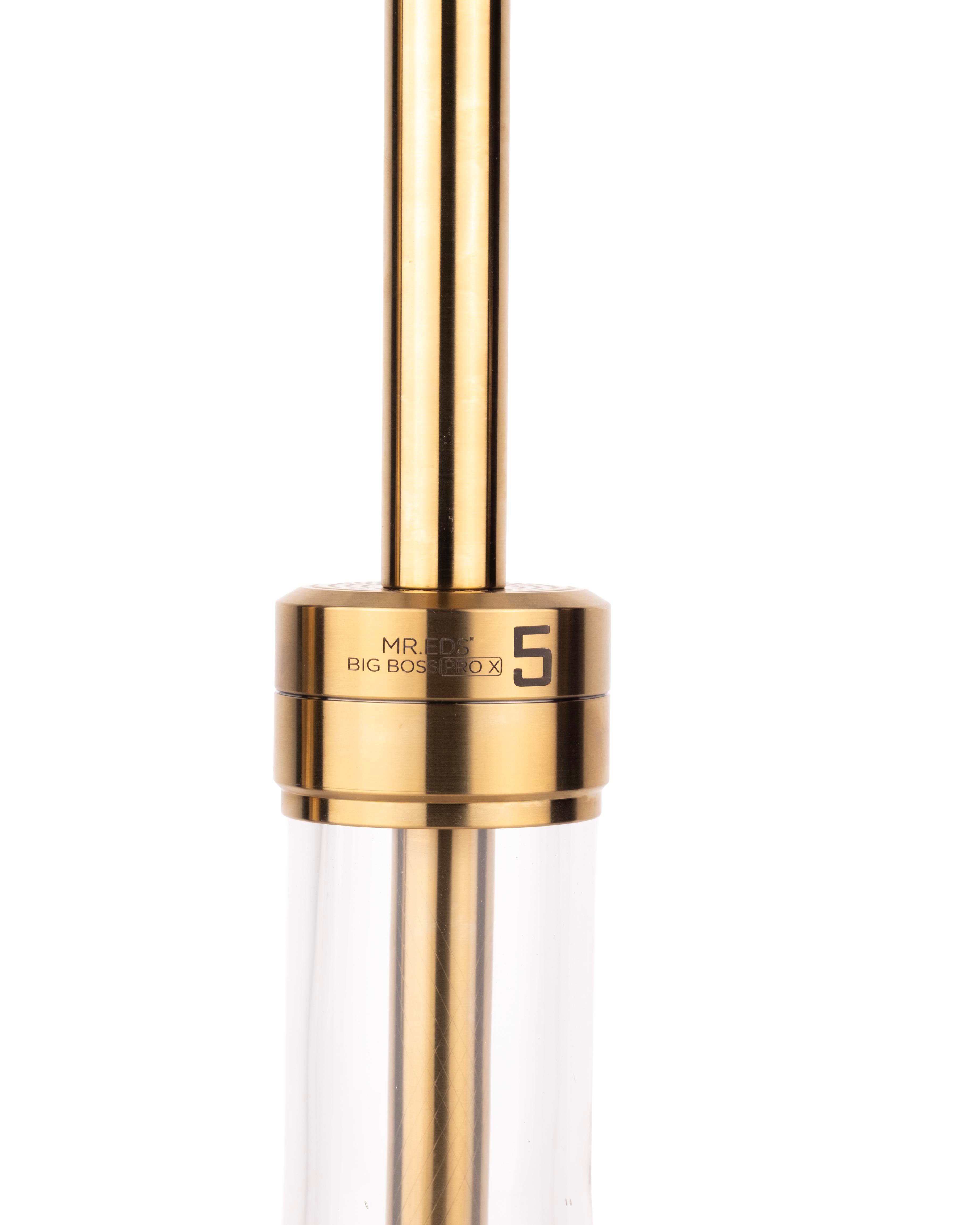 MR.EDS E24 BIG BOSS PRO X 5 - Titanyum Seri Gold Nargile Takımı