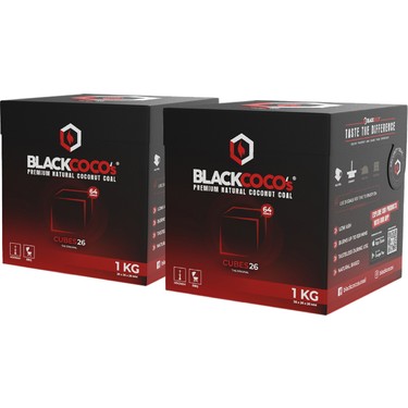 Black COCO'S 26MM NARGİLE KÖMÜRÜ