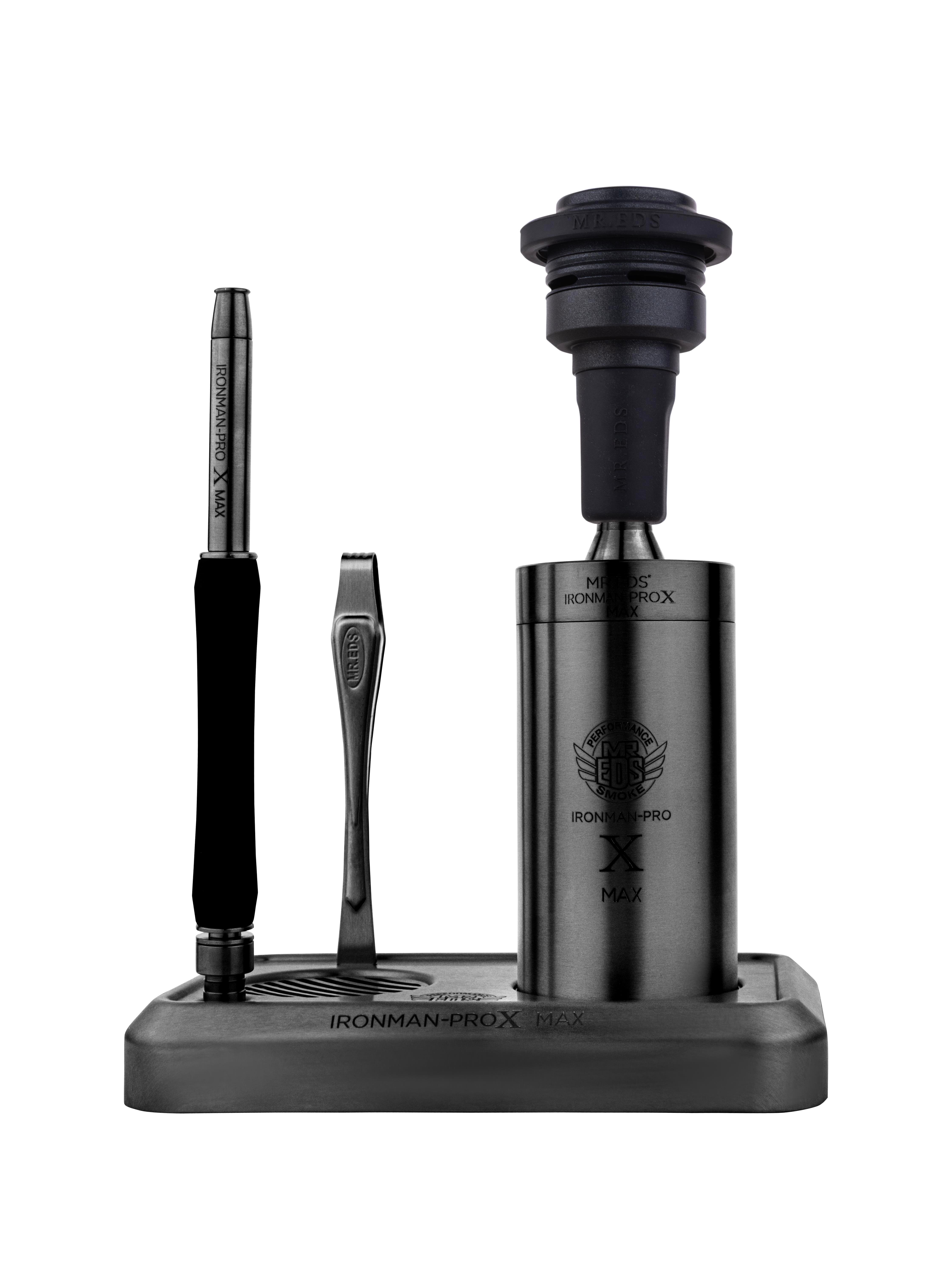 MR.EDS E50 IRONMAN PRO X MAX - TİTANYUM SERİ BLACK Nargile Takımı