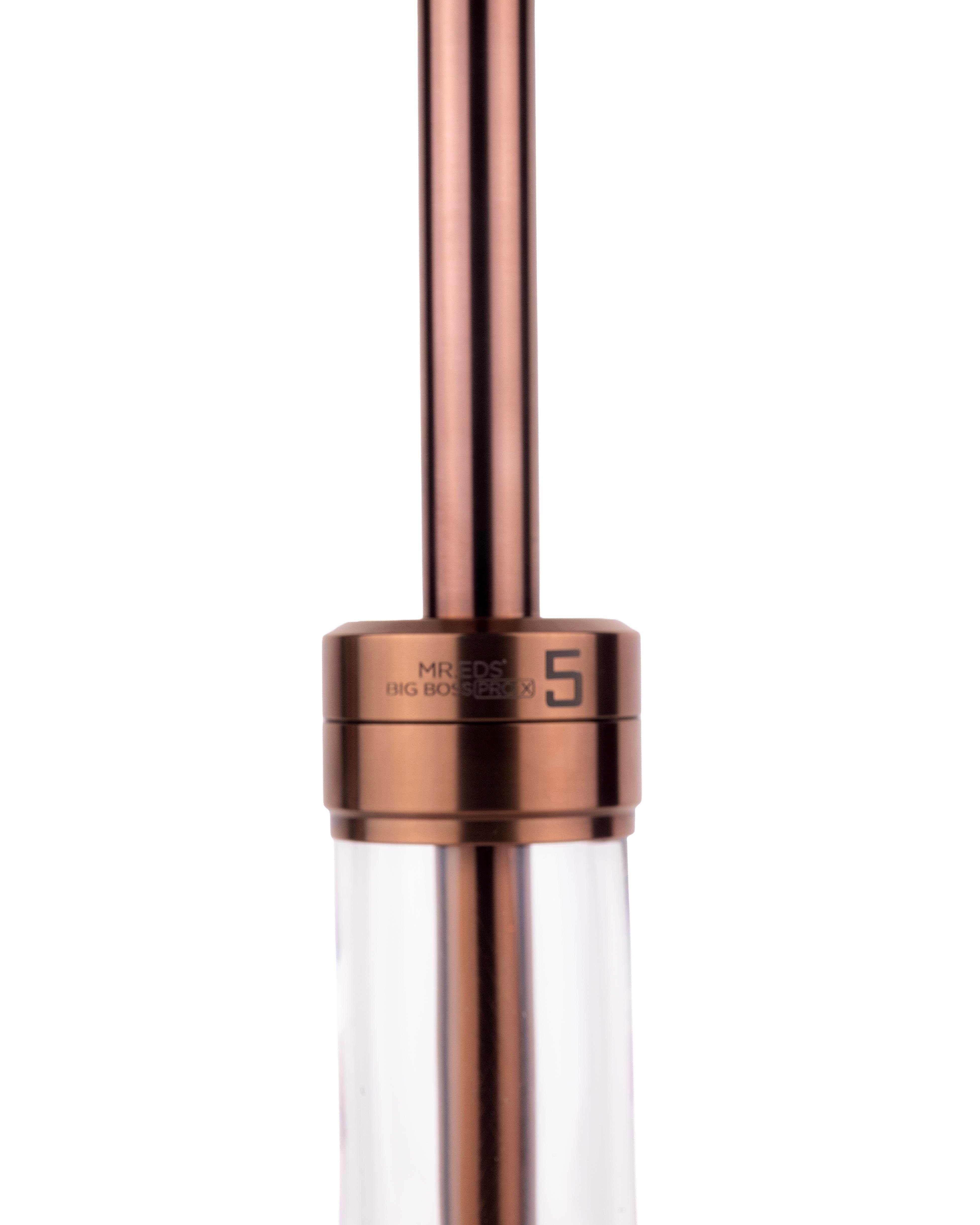 MR.EDS E24 BIG BOSS PRO X 5 - Titanyum Seri Roze Nargile Takımı